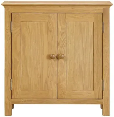 Arlington Oak 2 Door Small Cabinet - Natural image