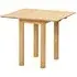 Arlington Oak 2-Seater Square Drop Leaf Dining Table - Natural