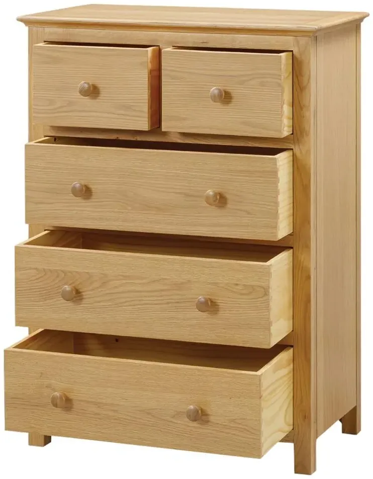 Arlington Oak 2+3 Drawer Chest - Natural