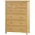 Arlington Oak 2+4 Drawer Chest - Natural