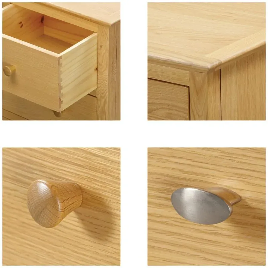 Arlington Oak 75cm 2 Door Sideboard - Natural