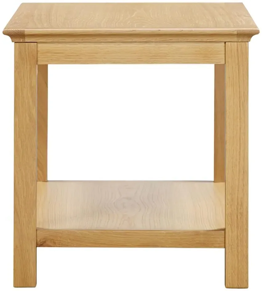 Arlington Oak 80cm Coffee Table with Storage - Natural