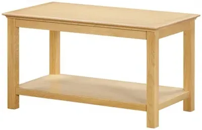 Arlington Oak 80cm Coffee Table with Storage - Natural image