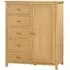 Arlington Oak Short Wardrobe - Natural, Oak