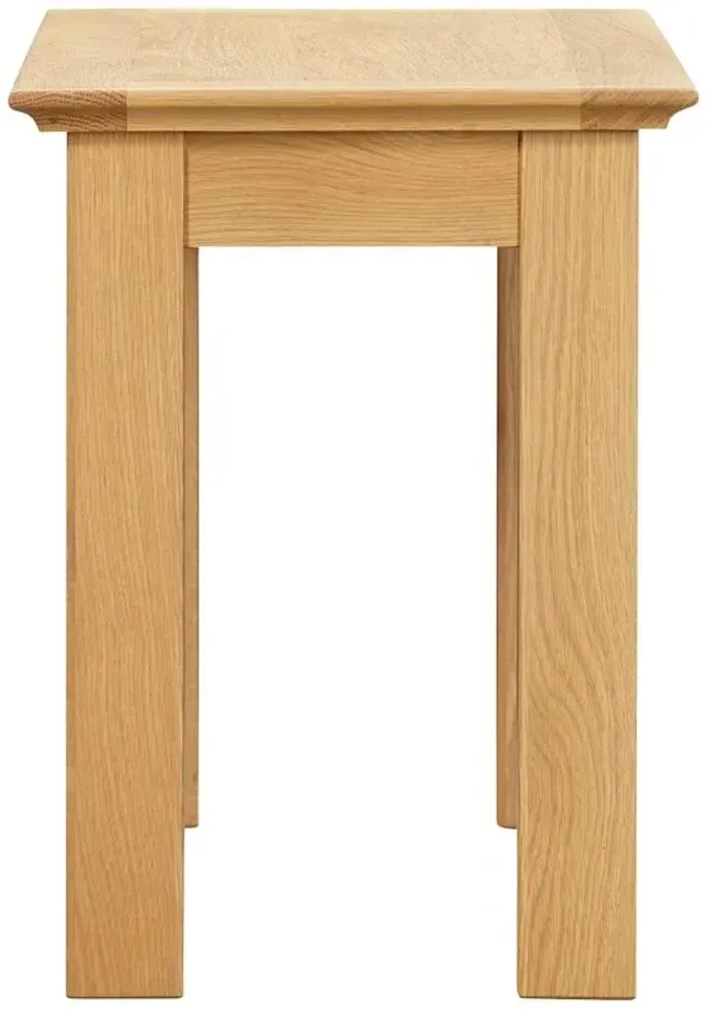 Arlington Oak Small Dining Bench - Natural