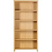 Arlington Oak Tall Bookcase - Natural