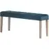 Ashbury Large Dining Bench - Green, Velvet