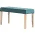 Ashbury Small Dining Bench - Green, Velvet