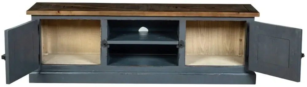 Bishop 140cm TV Unit - Dark Dove Grey, Pine