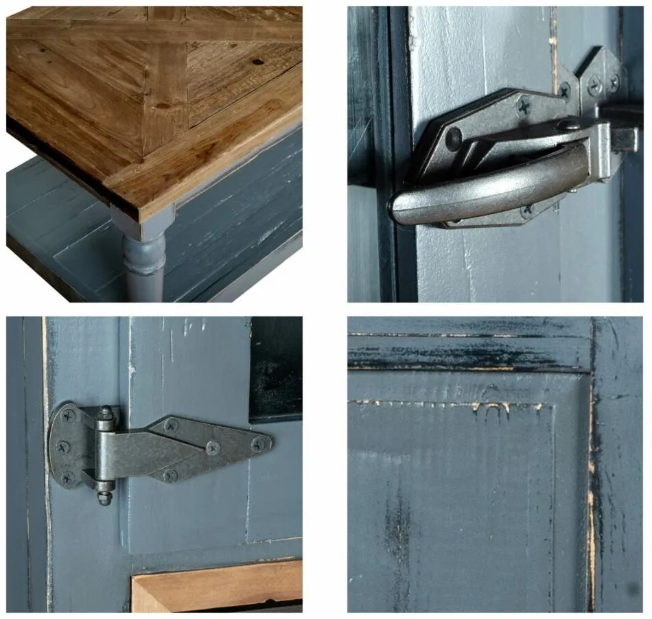 Bishop 140cm TV Unit - Dark Dove Grey, Pine