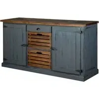 Bishop 180cm Extra Large Sideboard - Grey, Pine