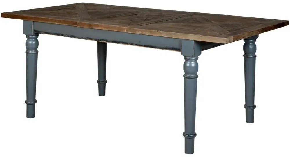 Bishop 4-6 Seater Extending Dining Table - Dark Dove Grey