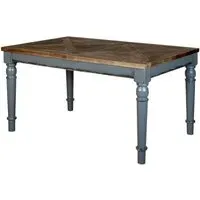Bishop 4-6 Seater Extending Dining Table - Dark Dove Grey
