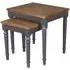 Bishop Nest of 2 Tables - Dark Dove Grey
