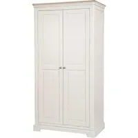 Cromwell 2 Door Wardrobe - Grey, Oak