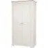 Cromwell 2 Door Wardrobe - Grey, Oak
