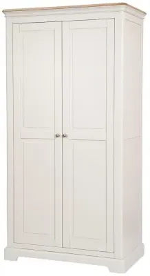 Cromwell 2 Door Wardrobe - Grey, Oak image