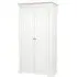 Cromwell 2 Door Wardrobe - White, Oak
