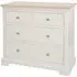 Cromwell 2+2 Drawer Chest - Grey, Oak
