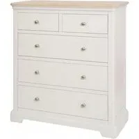Cromwell 2+3 Drawer Chest - Grey, Oak