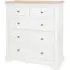Cromwell 2+3 Drawer Chest - White, Oak