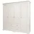 Cromwell 4 Door Wardrobe with Drawers - Grey, Oak