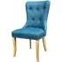 Dorset Hug Dining Chair - Blue, Faux Leather