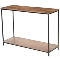 Fowey Console Table - Brown, Mango Wood