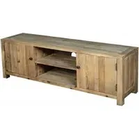 Langley 140cm TV Unit - Reclaimed Pine