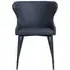 Langley Dining Chair - Grey, Faux Leather