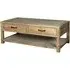 Langley Reclaimed Pine 2 Drawer Coffee Table