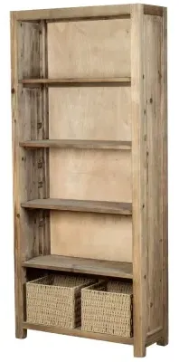 Langley Tall Bookcase - Reclaimed Pine image