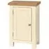 Lundy 1 Door Small Hall Cabinet - Ivory, Oak