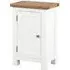 Lundy 1 Door Small Hall Cabinet - White, Oak