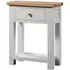 Lundy 1 Drawer Console Table - Moon Grey, Oak