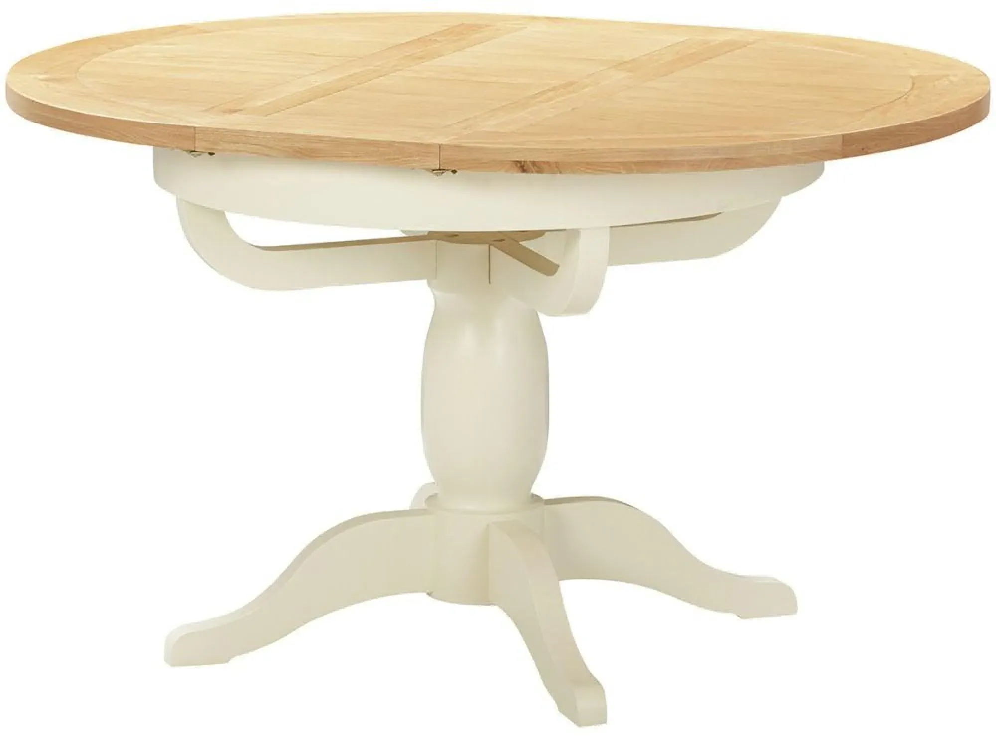 Lundy 2-4 Seater Oval Extending Dining Set - Ivory