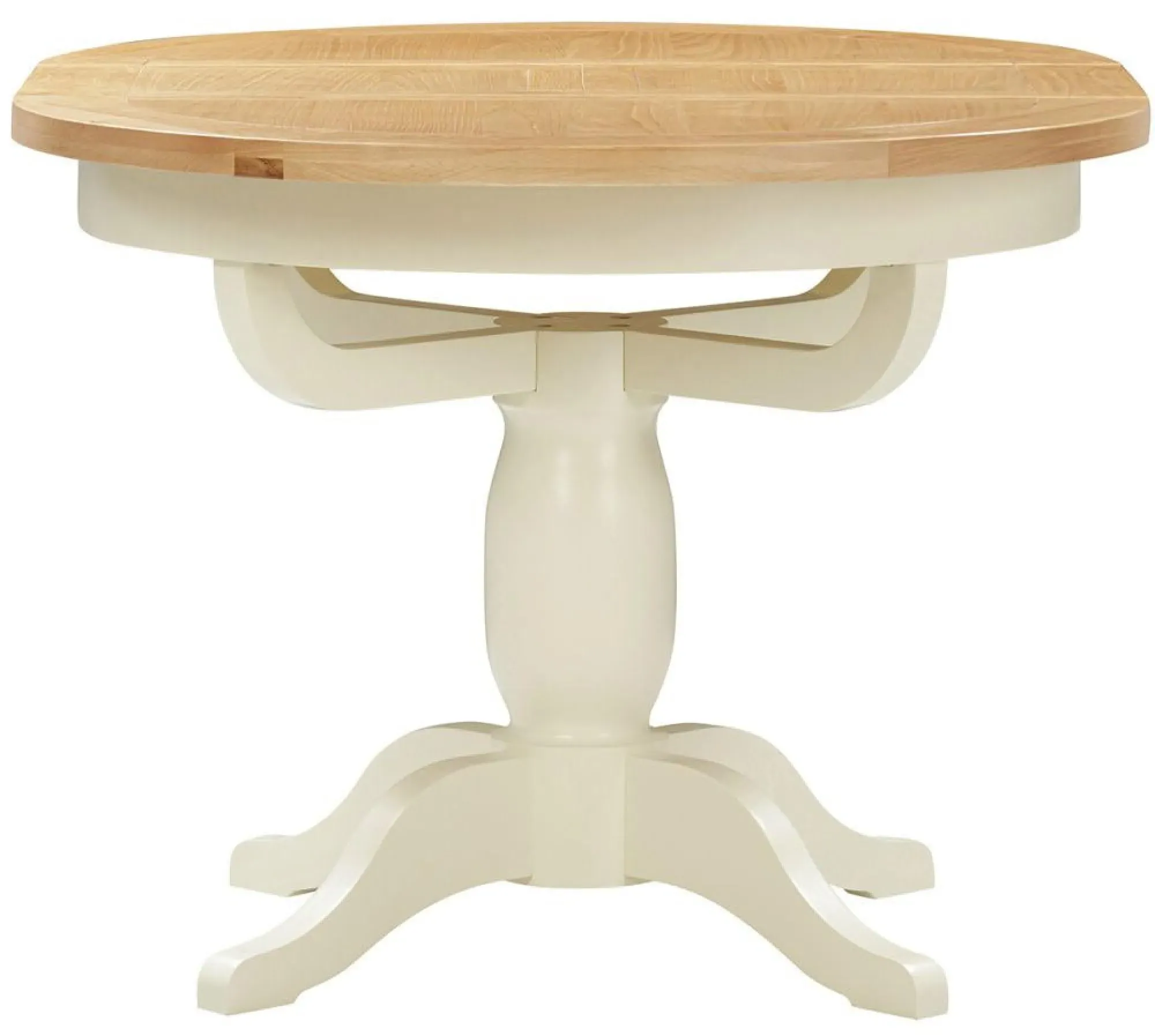 Lundy 2-4 Seater Oval Extending Dining Set - Ivory