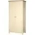 Lundy 2 Door Wardrobe - Ivory, Oak