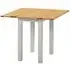 Lundy 2-Seater Square Drop Leaf Dining Table - Grey