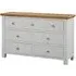 Lundy 3+4 Drawer Chest - Moon Grey, Oak