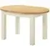Lundy 4-6 Seater Oval Extending Dining Table - Ivory