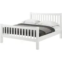 Lundy Bed Frame - White