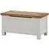 Lundy Blanket Box with Storage - Grey, Oak