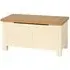 Lundy Blanket Box with Storage - Ivory, Oak