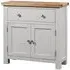 Lundy Compact 2 Door Sideboard - Grey, Oak