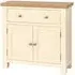 Lundy Compact 2 Door Sideboard - Ivory, Oak