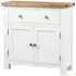 Lundy Compact 2 Door Sideboard - White, Oak