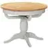 Lundy Round Extendable Dining Table - Moon Grey