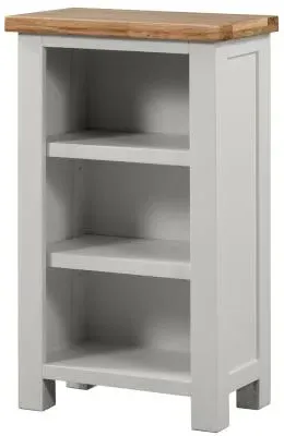 Lundy Small Bookcase - Grey, Oak