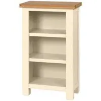 Lundy Small Bookcase - Ivory, Oak